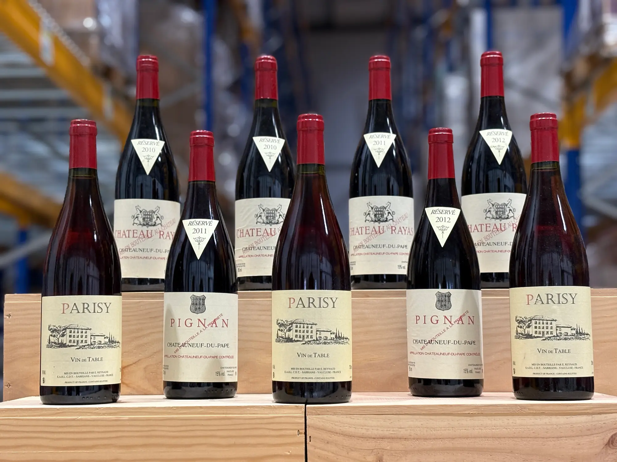 stockage de vin